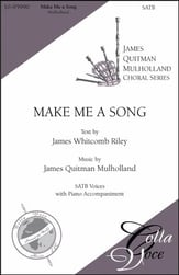 Make Me a Song SATB choral sheet music cover